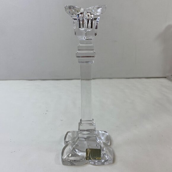 Mikasa Crystal Petals Taper Candle Holders Box Base - Picture 2 of 13